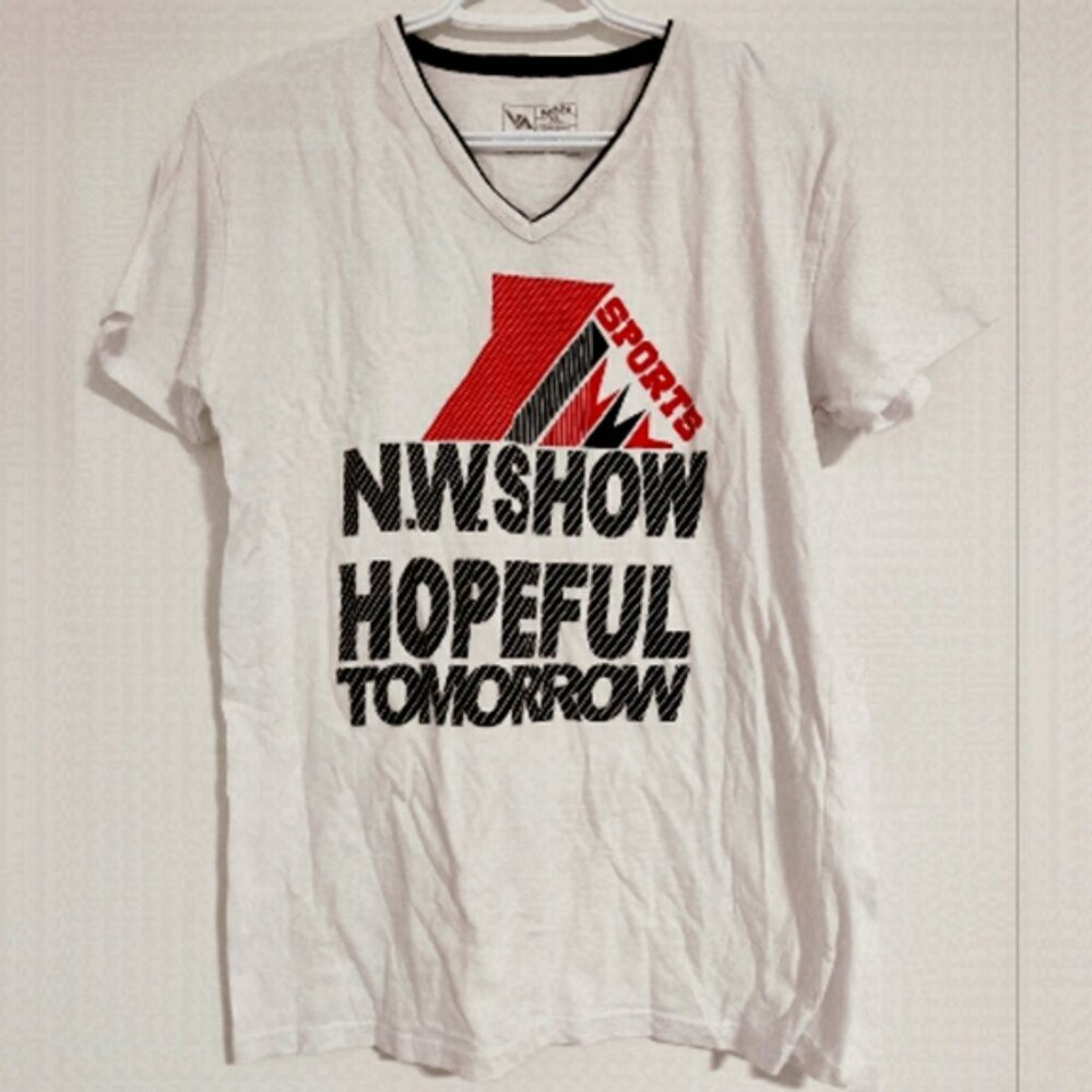 VA Men's White T-shirt Size XLarge Cotton Lightweight